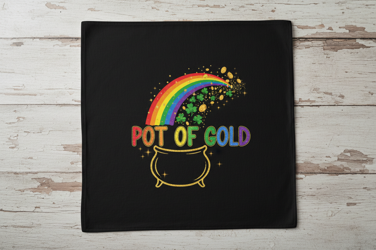 Pot of Gold bandana mockup