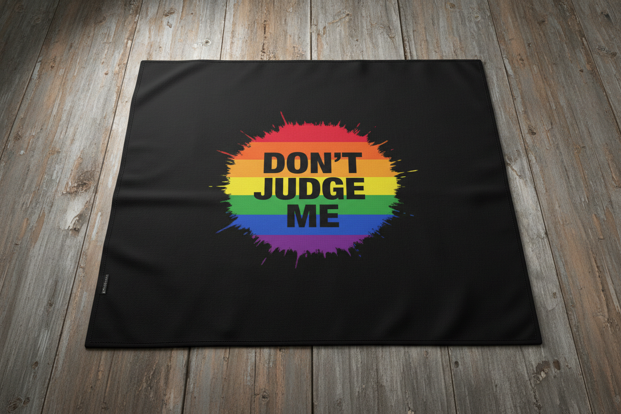 Don't Judge Me bandana mockup
