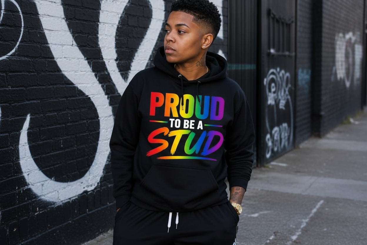 Proud to Be a Stud hoodie mockup