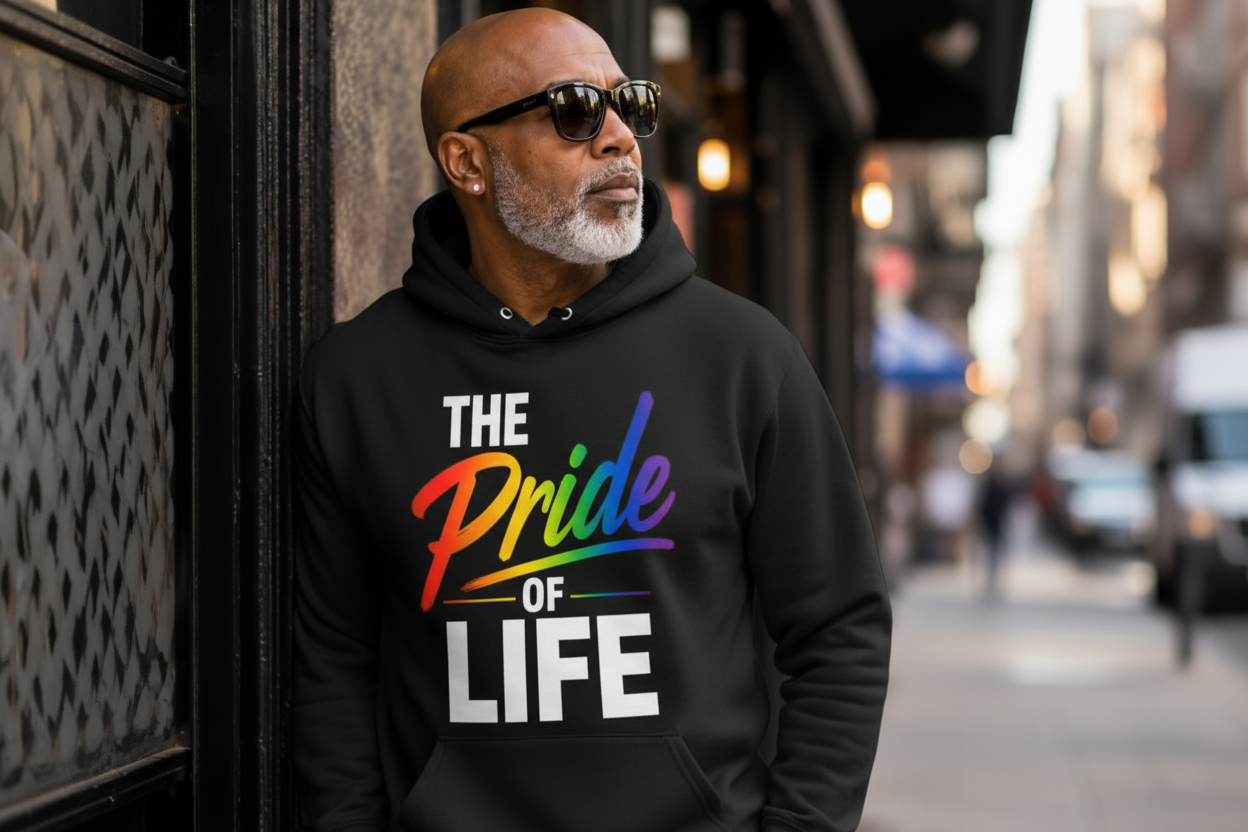 The Pride of Life hoodie mockup